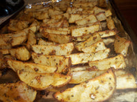 Organic Steamed Potato Wedges With Herbs