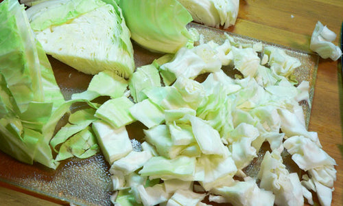 Organic Cabbage Diced