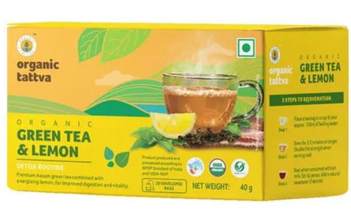 Organic Green Tea & Lemon (Bags)