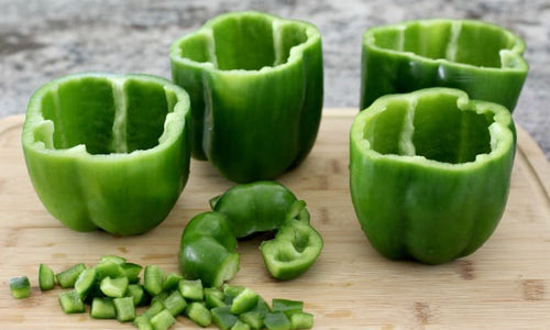 Organic Green Bell Pepper For Stuffing