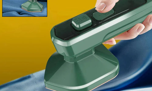 Mini Steamer & Iron: 2-in-1 Portable Travel Friendly