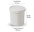 Paper Food  Container Bowl With Lid 1000 ML