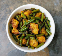 Organic Chopped Potato & French Beans sabji Mix