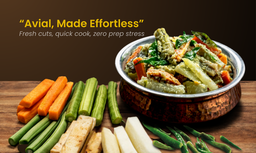 Organic Cut vegetables for Avial