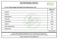 Organic Brown Eggs Soft Boiled  Free Range (Pack of 4)*