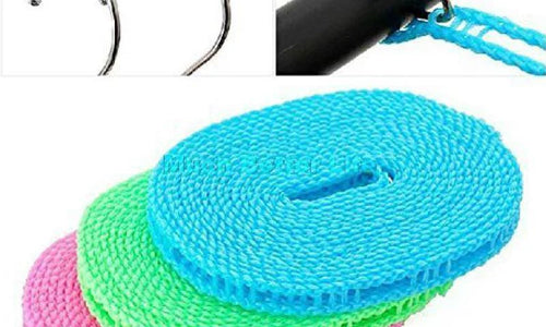 Clothesline Drying Nylon Rope with Hooks