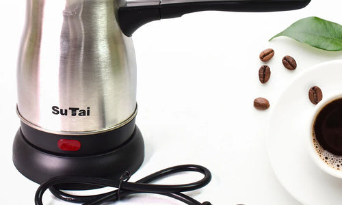 Coffee Pot, Coffee Maker, 800ml Even Heating Tea Maker Kettle 