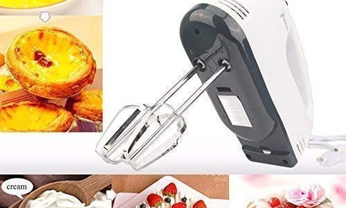 Compact Hand Electric Mixer / Blender for Whipping / Mixing with Attachments