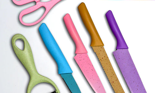 Professional Kitchen Knife Set 6 Piece Forged Kitchen Knives with Box.