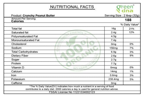 Organic Crunchy Peanut Butter