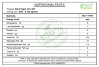 Organic Extra Virgin Olive Oil *