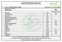 Organic Green Peas Frozen