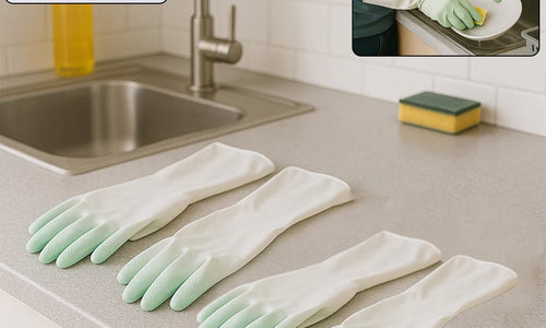 Latex Household Gloves (2 Pair / Mix Color)