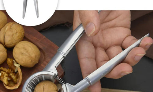 Luxury Stainless Walnut Cracker – Portable Nut Cutter & Bottle Opener for Nuts (Pecans, Almonds, Nuts)