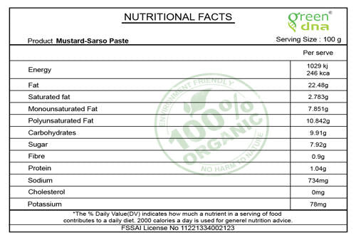 Organic Mustard-Sarso Paste