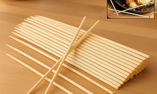 Natural Bamboo Wooden Skewers / BBQ Sticks for Barbeque and Grilling