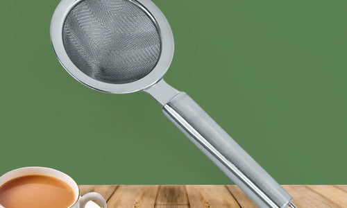 Premium Conical Tea Strainer with Pipe Handle
