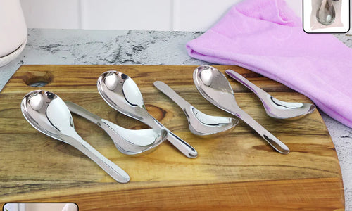 Premium Stainless Steel Soup Spoon Set – 6 Pieces