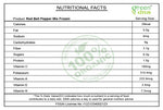 Organic Red Bell Pepper Frozen