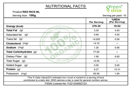 Organics Red Rice