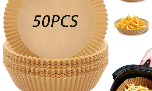 Round Air Fryer Disposable Paper Liner (50 Pcs Set / 160mmx45mm)