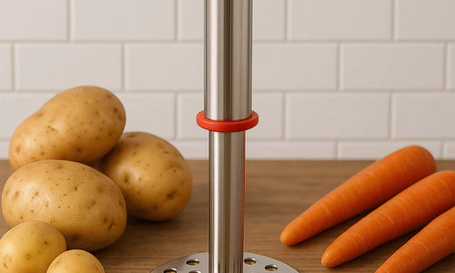 Stainless Steel Potato Masher With Ergonomic Handle (17cm / 1 Pc)