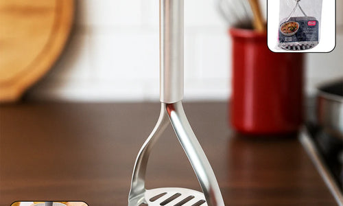 Stainless Steel Potato Masher with Stylish Handle (1 Pc)