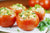 Organic Stuffed Tomato With Cottage Cheese & Potato