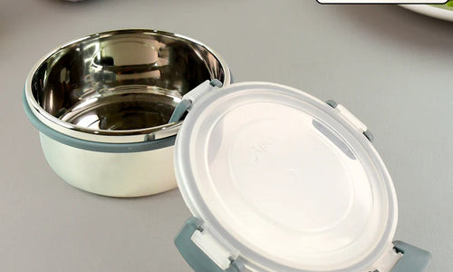 Round Airtight Food Storage Container Approx 500 ml (1 Pc)