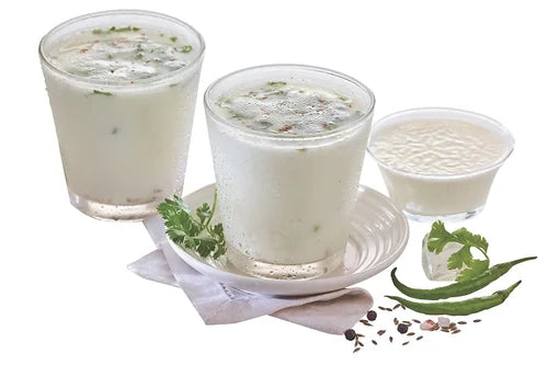 Masala Butter milk A2 Organic + Glass bottle -Curry leaves – GreenDNA® India