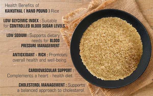 Organic Dheki Handpounded Rice