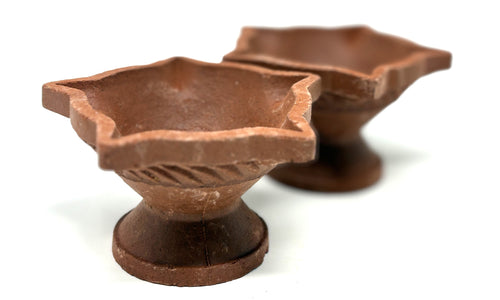 Terracota Flower Diya
