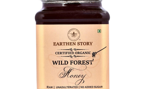 Earthen Story Certified Organic Honey| NMR Tested | Raw & Natural Wild Forest Honey*