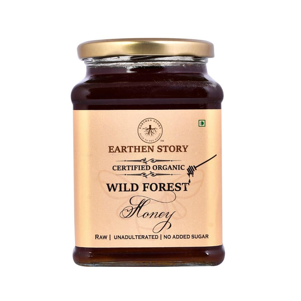 Earthen Story Certified Organic Honey| NMR Tested | Raw & Natural Wild Forest Honey*