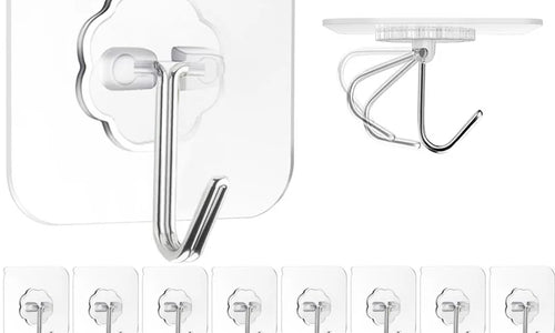 Heavy Duty Flower Adhesive Wall Hooks