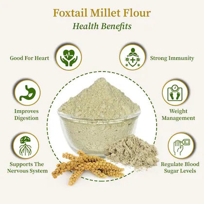 Organic Foxtail millet (Kangani) Flour