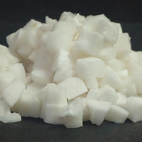 Organic Young Coconut Meat Cubes Frozen