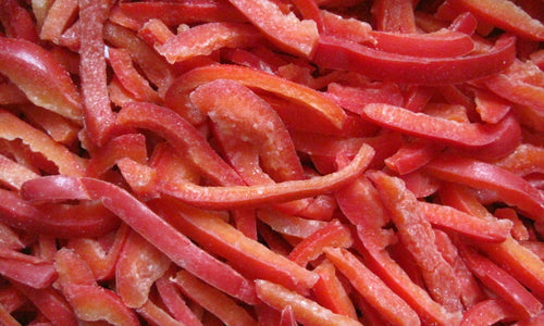 Organic Red Bell Pepper Chopped Frozen