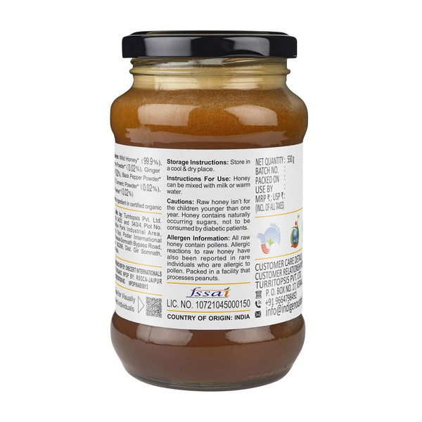 Organic Certified Raw Honey with Immunity Boosters
