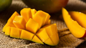 Organic Kesar Mango cubes