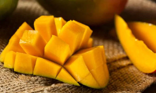 Organic Kesar Mango cubes
