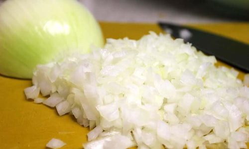 Organic white Onion Diced