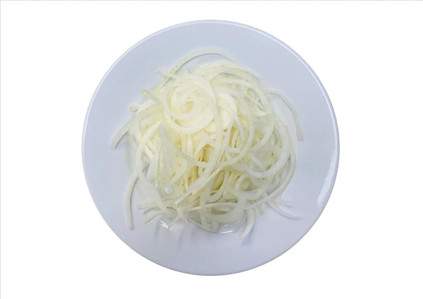 Organic white Onion Thin Sliced