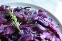 Organic Red Cabbage Steamed