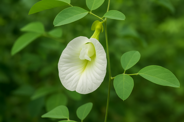 Organic Shanku Pushpam/Aparajitha -Butterfly Pea Flower White