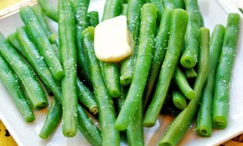 Organic French Beans steamed