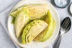Organic Baby Cabbage Steamed