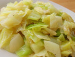 Organic Baby Cabbage Steamed