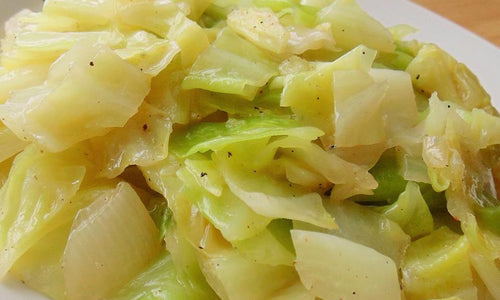 Organic Baby Cabbage Steamed