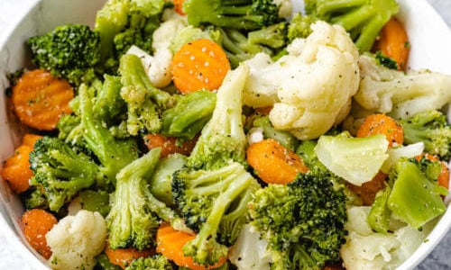 Organic Low Carb Mix Vegetables Steamed